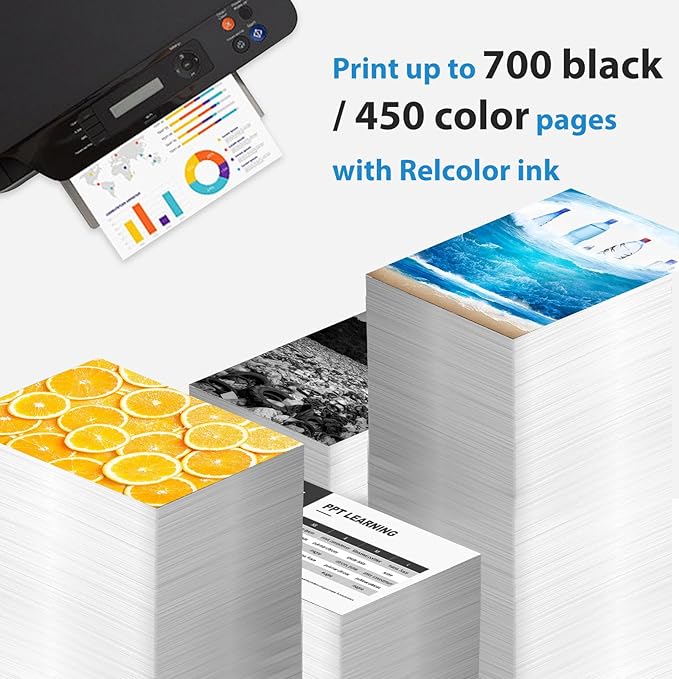 67XL Ink Cartridges for HP 67 XL Black Color Combo Replacement for HP67 HP67XL - Image 4