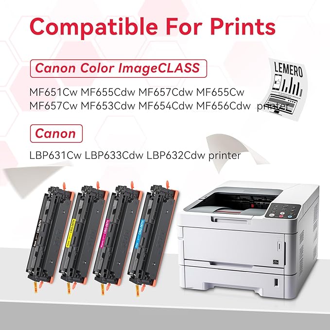 LEMERO 067 Toner Cartridges Compatible - Image 3