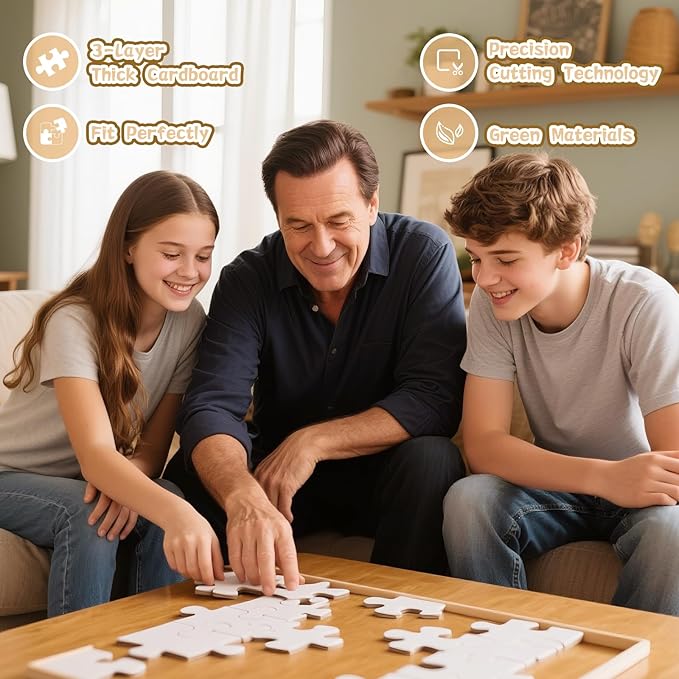 Personalized Puzzle Gifts for Fathers Day, Custom Photo Puzzle for Dad from - Image 3