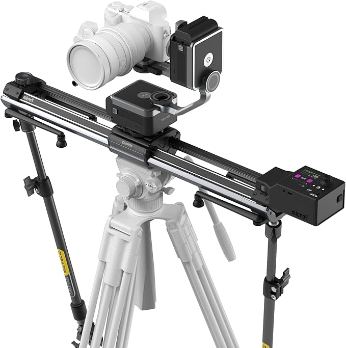 Zeapon Micro4 E1000&PONS PT Heads Double Distance Motorized Camera Slider by Zeapon
