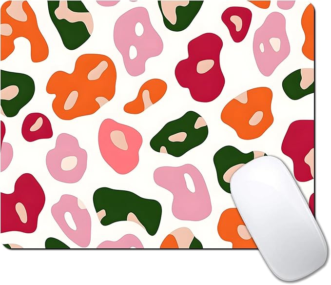 Colorful Abstract Leopard Custom Mouse Pad by IMAYONDIA