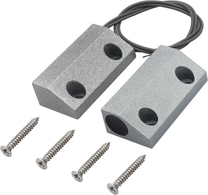 Magnetic Reed Switch Wired Surface Mount Normally Open NO Contact Sensor Alarm by FOCMKEAS
