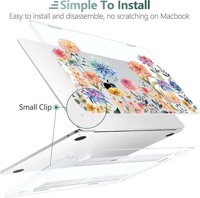 TWOLSKOO for M4 MacBook Air 13.6 inch Case 2025-2022 Release M4 A3240 M3 A3113 - Image 3