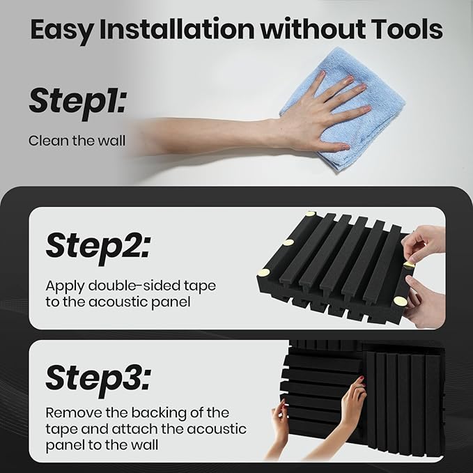 Focusound Sound Proof Foam Panels - Image 7