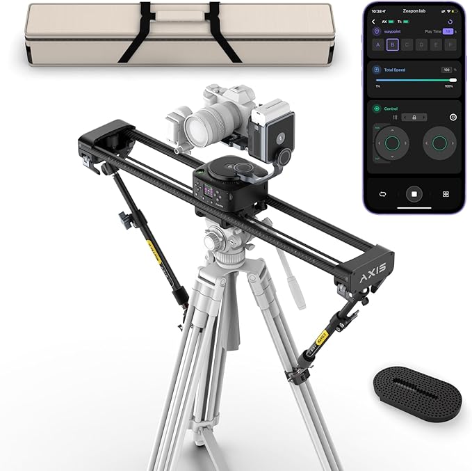 ZEAPON AXIS 80 Pro AXIS Multi-axis Motorized Camera Slider, Pan Heads - Image 2