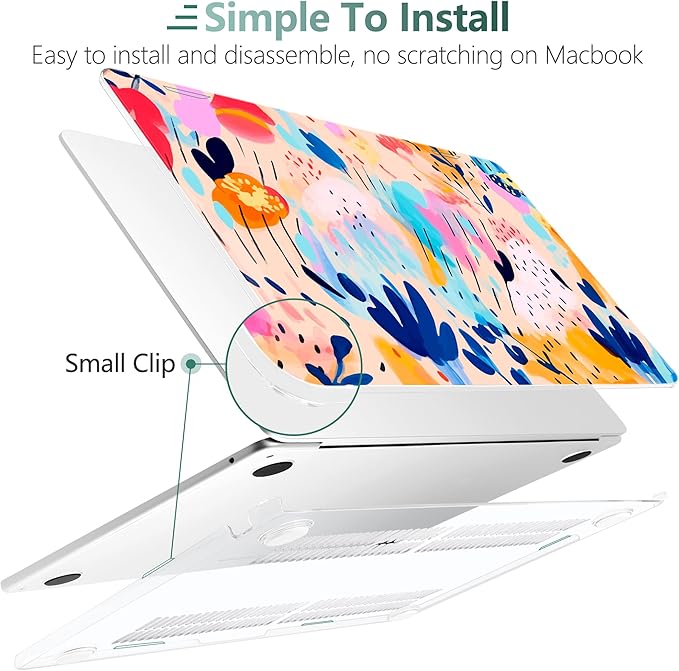 TWOLSKOO Compatible with M4 MacBook Air 15 inch Case 2025-2023 Released Model - Image 3