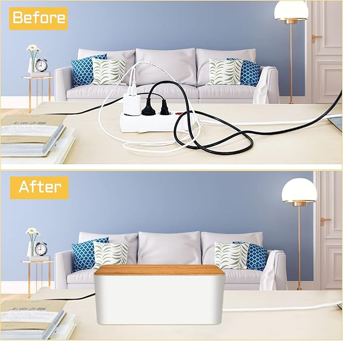 YUANYE Cable Management Box 2 Pack - Image 5