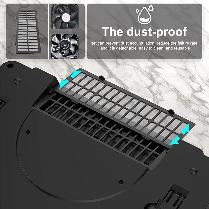 GT500 Powerful Turbo-Fan Laptop Cooling Pad - Image 4