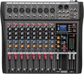 8 Channel Professional Digital Mixer Sound Board Console Bluetooth Live Studio by GSLWLKJ