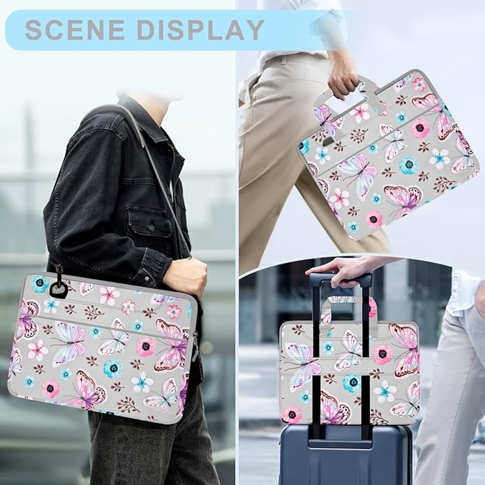 Universal Laptop Shoulder Bag 13-17.3 Inch Shockproof Briefcase - Image 6
