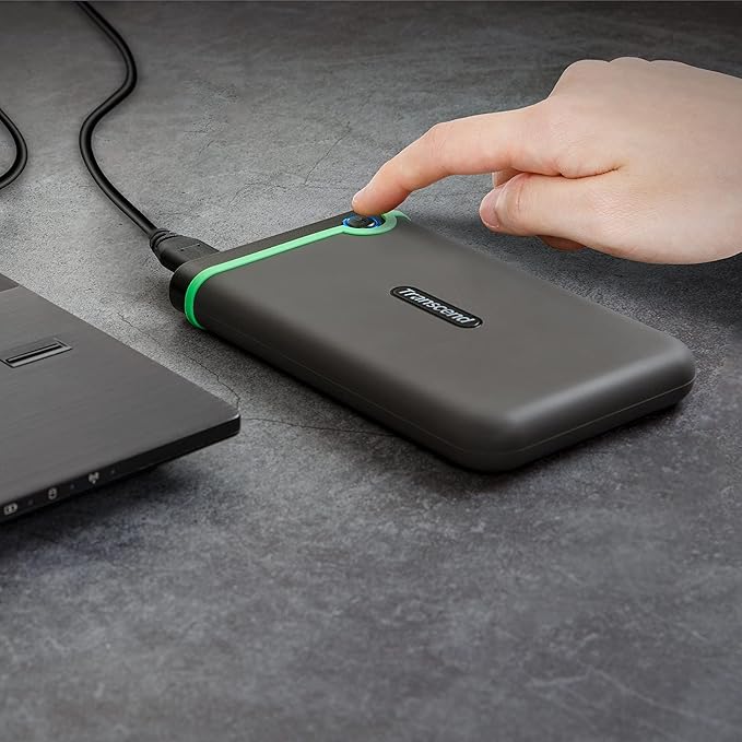 Transcend 1TB USB 3.1 Gen 1 StoreJet 25M3S SJ25M3S Rugged External Hard Drive - Image 5