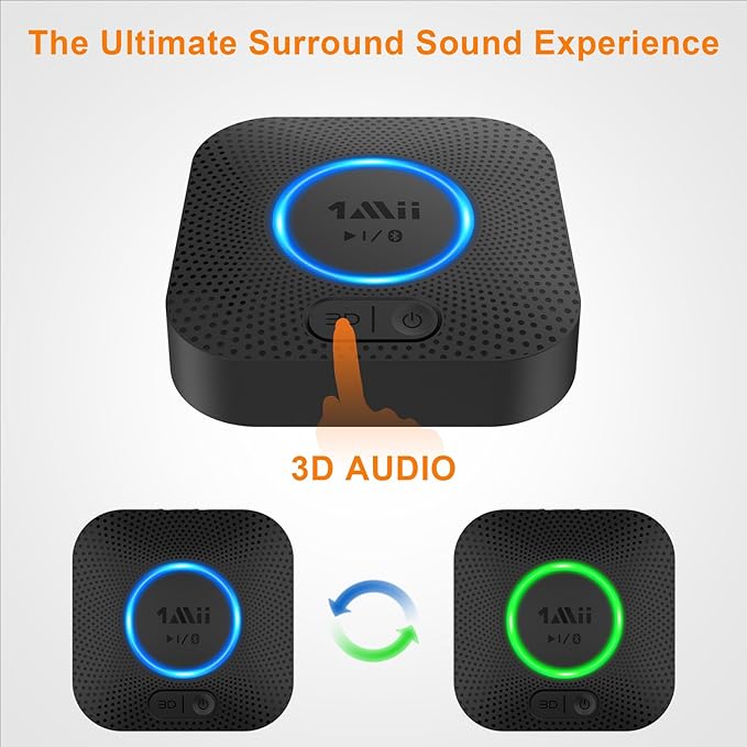 1Mii B06 Plus Bluetooth Receiver, HiFi Wireless Audio Adapter - Image 5