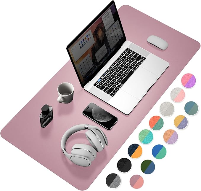 YSAGi Desk Mat, 35.4" x 17" Waterproof Laptop Leather Pad Protector, Large by YSAGi