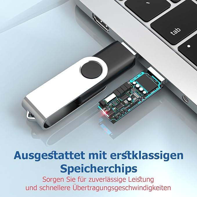 Flash Drives 16GB 10 Pack, Wooolken USB 2.0 Thumb Drives - Image 6