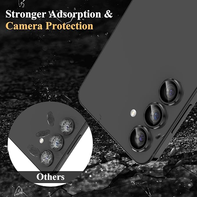 YWXTW Camera Lens Protector for Samsung Galaxy S24 Plus Accessories, 9H - Image 4