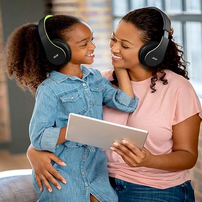 ZIHNIC Bluetooth Headphones Over-Ear, Foldable Wireless and Wired Stereo - Image 4