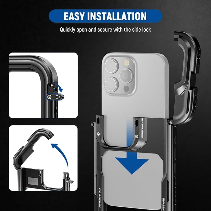 NEEWER 16 Pro Max Cage, Quick Release Video Rig Phone Stabilizer Compatible - Image 2