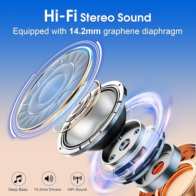 Wireless Earbuds 75hrs Bluetooth 5.4 Headphone Sport, 2025 Bluetooth Earbuds - Image 5