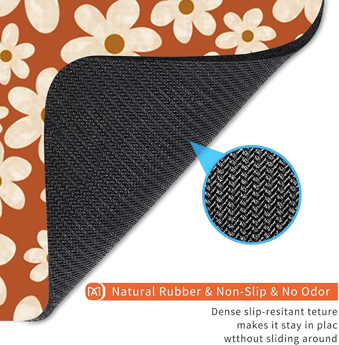 Square Mouse Pad Cute Flowers, Personalized Premium-Textured Custom Mouse Mat - Image 5