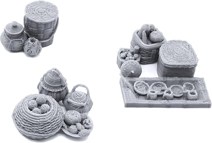 EnderToys Forest Ranger Furnishings by Printable Scenery, 3D Printed Tabletop - Image 3