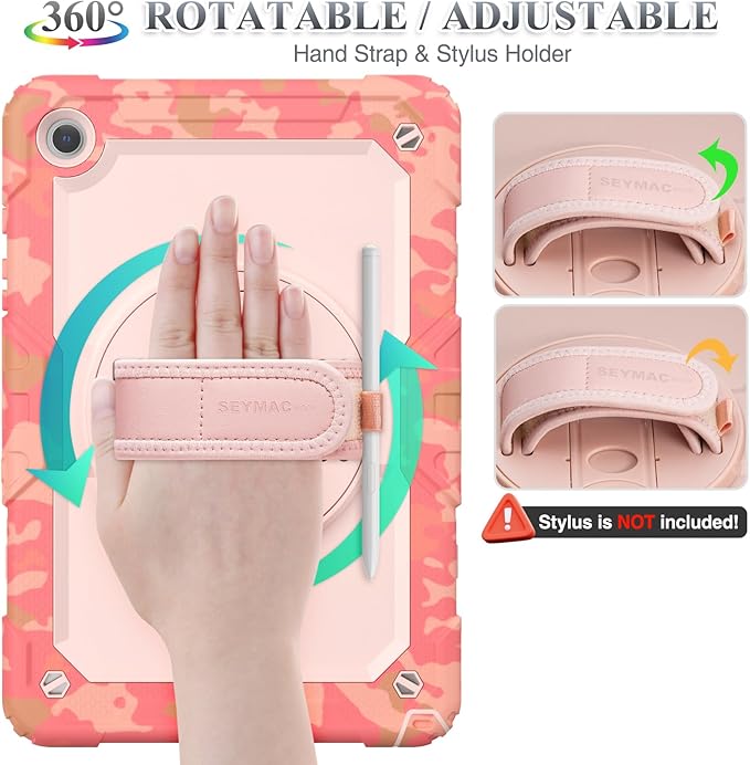 SEYMAC stock Case for Samsung Galaxy Tab A9+ Plus 11'', Full-Body Drop - Image 3