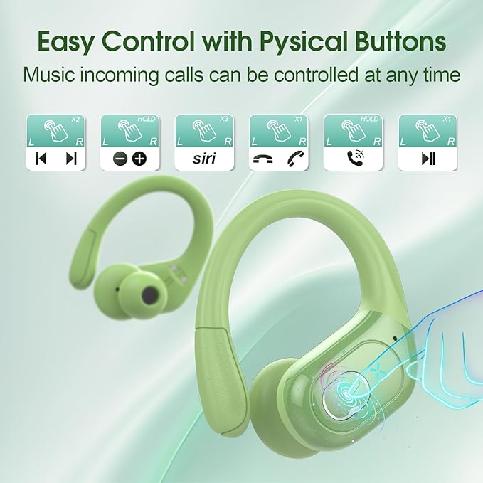 Wireless Earbuds 75hrs Bluetooth 5.4 Headphone Sport, 2025 Bluetooth Earbuds - Image 7
