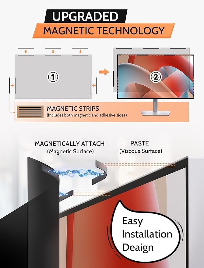 24 Inch 16:9 Magnetic Privacy Screen - Image 3