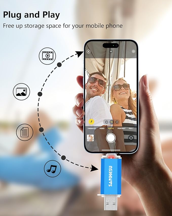 USB C Flash Drive 256GB Thumb Drive - Image 4