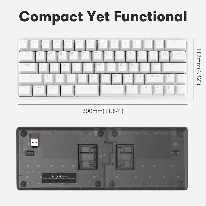 Wireless Ergonomic Split Mechanical Keyboard - Image 7