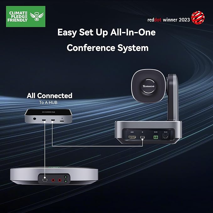 Tenveo VLGroup All-in-One 4K Conference PTZ Camera - Image 3
