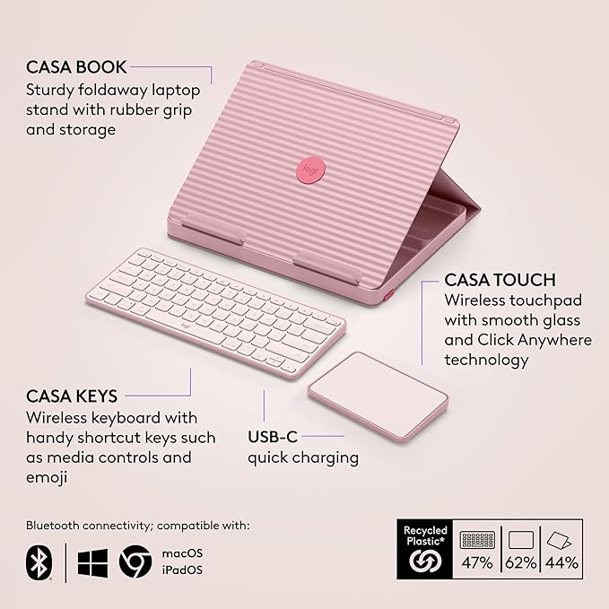 Logitech Casa Pop Up Desk Kit - Image 7