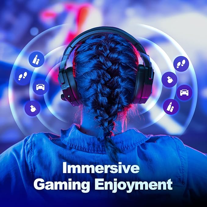 Wireless Gaming Headsets with Mic - Image 2