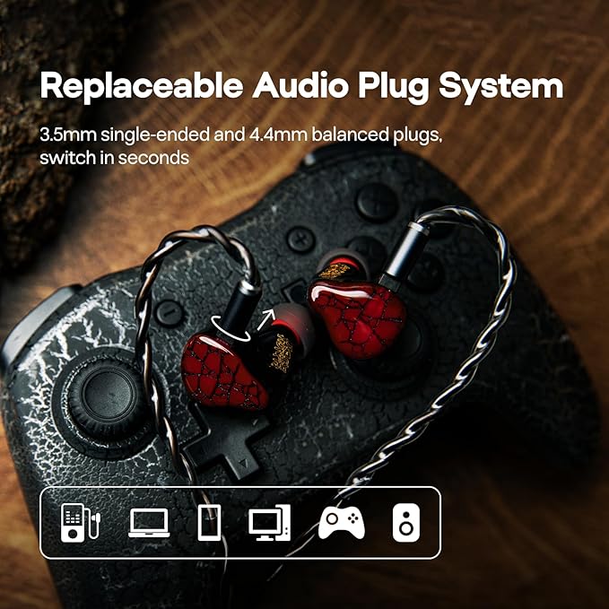 Linsoul Punch Audio Martilo in Ear Monitor, 1 Planar + 2BA + 2DD Hybrid Driver - Image 9