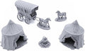 EnderToys Traveler's Camp I by Printable Scenery, 3D Printed Tabletop RPG by EnderToys