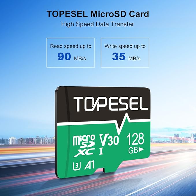 TOPESEL 128 GB Micro SD Card, 4K Camera Pro, UHD Video - Image 2