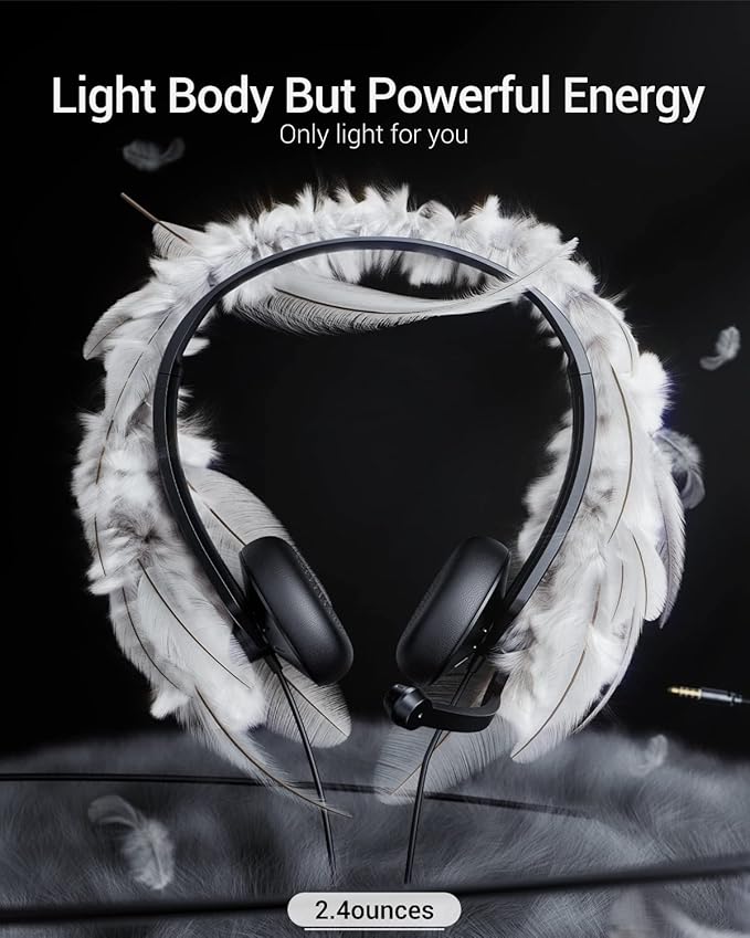 Wired Headphones with Microphone Headset - Image 2