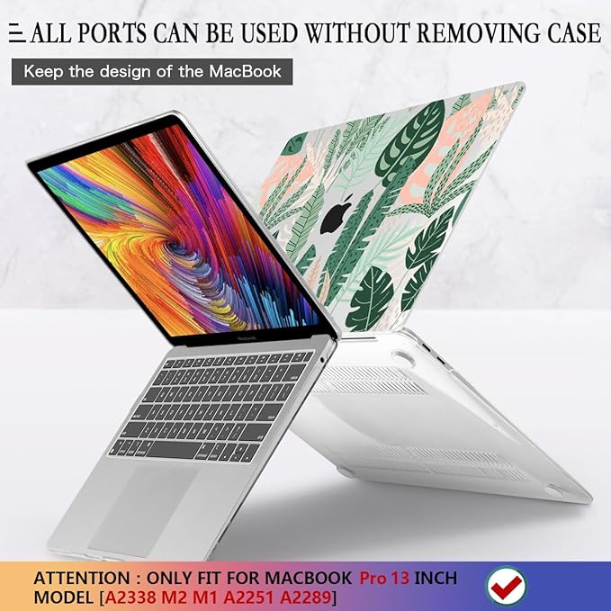 CISSOOK Palm for MacBook Pro 13 inch Case 2025-2020 Release M2 Chip A2338 M1 - Image 5