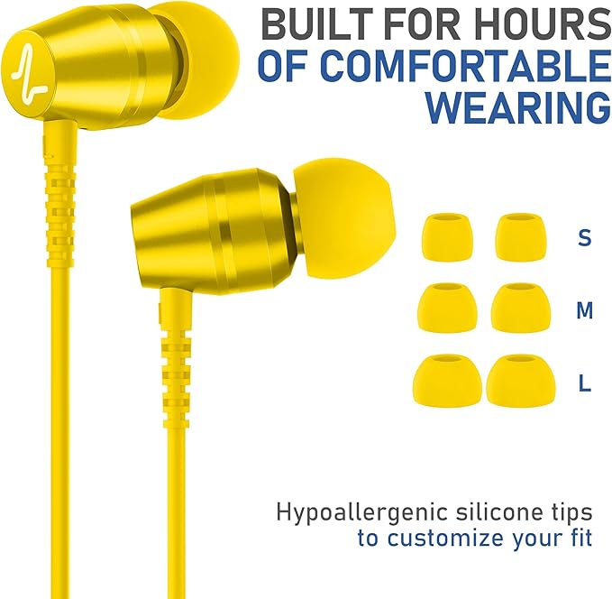 LUDOS OMNITONE Wired Earbuds in-Ear Headphones, 5 Years Warranty, Earphones - Image 6