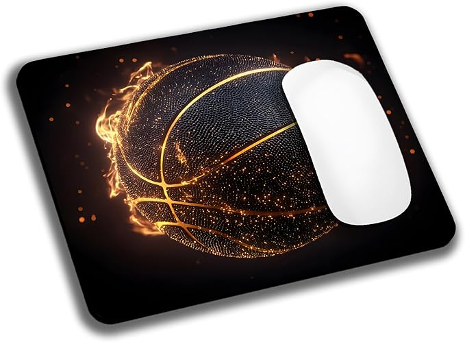 Blue Glitter Butterfly Mouse Pads by EASTSMOOTH
