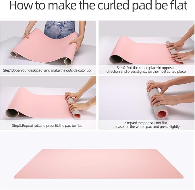 YSAGi Desk Pad, Desk Mat, 23.6" x 13.7" Ultra Thin Waterproof PU Leather Desk - Image 6