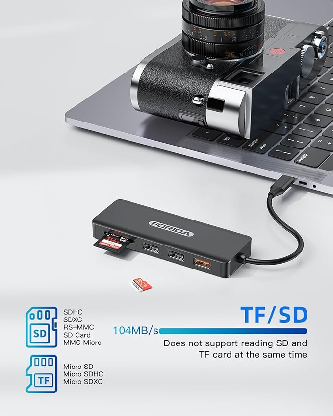 USB C Hub, 7 Ports USB C MultiPort Adapter - Image 6