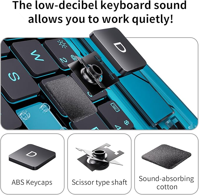 iPad Keyboard Case for 2024 M4 iPad Pro 11 inch, Magic Wireless Keyboard - Image 9