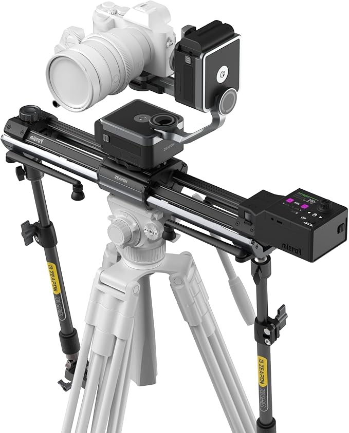 Zeapon Micro4 E700 & PONS PT Heads Double Distance Motorized Camera Slider by Zeapon