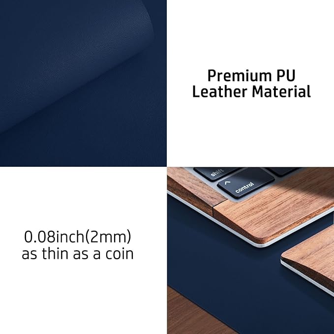 Aothia Leather Desk Pad Protector, Mouse Pad & Office Mat - Image 7