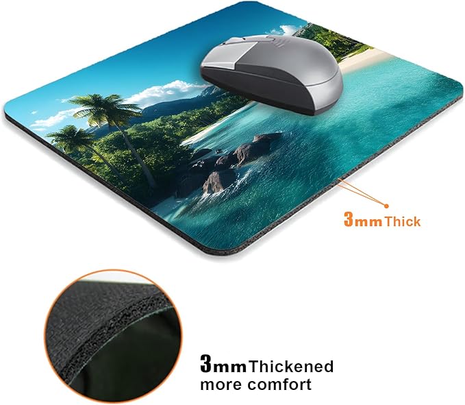 Aesthetic Beach Landscape Mouse Pads - Image 3
