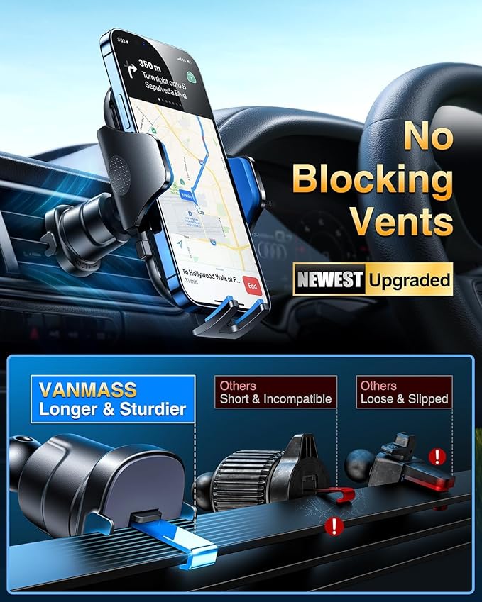 VANMASS Car Phone Holder 2025 Ultimate Military-Grade Phone Holder - Image 7
