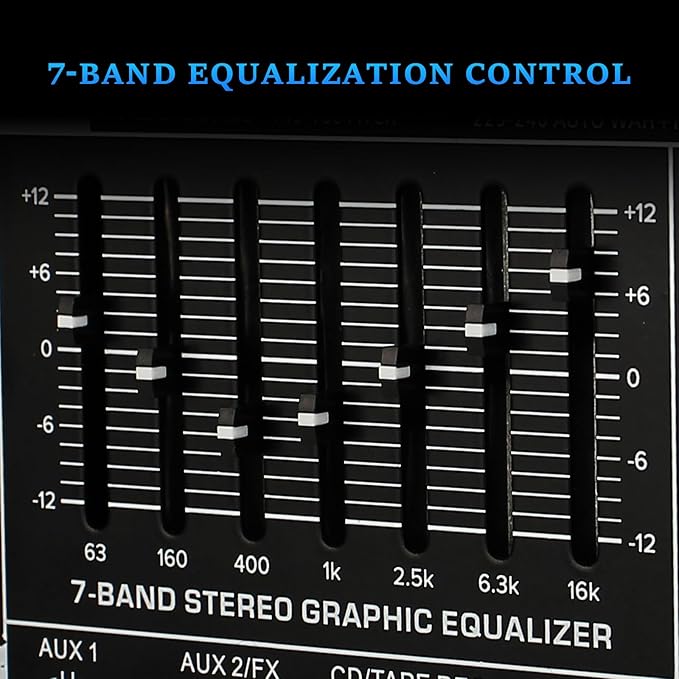 Audio Mixer 12 Channel Professional Mixer Console - Image 4