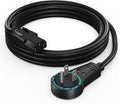 Maximm Monitor Computer Power Cord 6 Ft Flat Plug 360° Rotating PC Cable 3 by MaximmCable