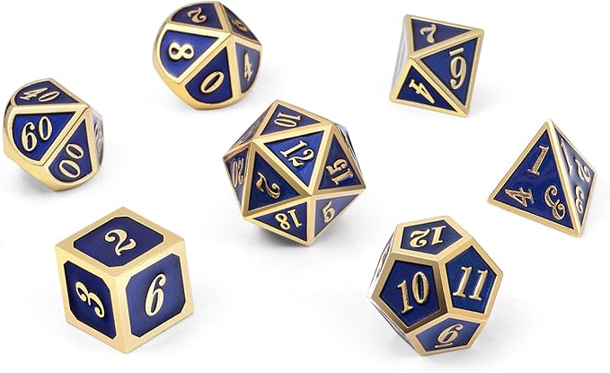DnDnD Heavy Polyhedral Metal Dice Set - Image 7