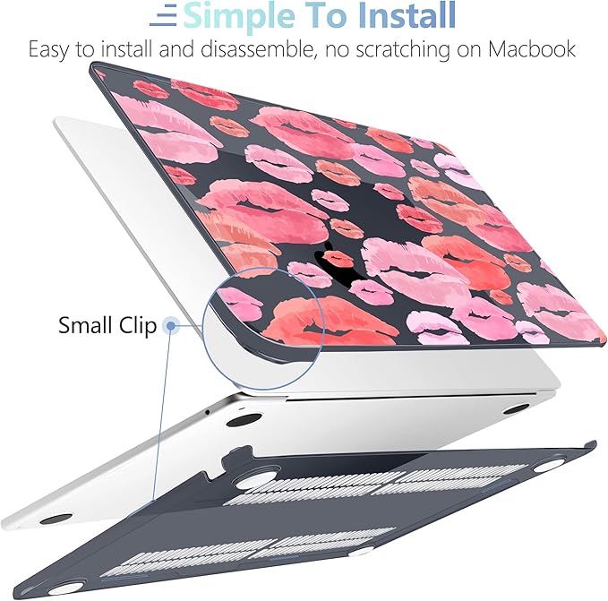 MEEgoodo Case for M4/M3/M2 MacBook Air 13.6 inch Case 2025 2024 2022, Fit Model - Image 5